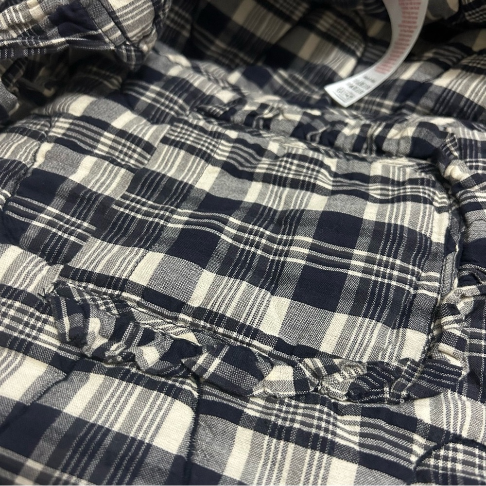 Damson Madder plaid quilted bow vest - Picture 8 of 9